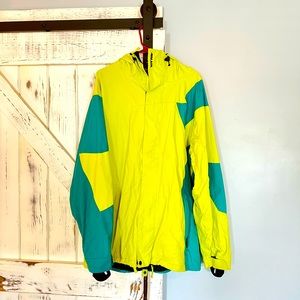 Armada Ski/Snowboard Jacket - Lime/Teal - XL